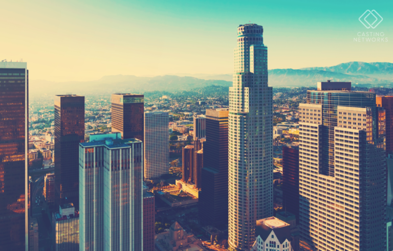 Downtown Los Angeles, where you'll find plenty of produced demo reels.