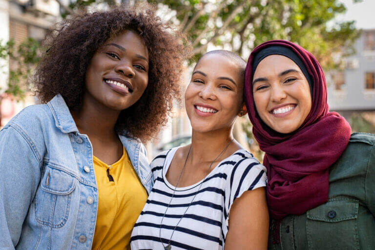 Three actresses learning about the ways they can become better artistic activists.