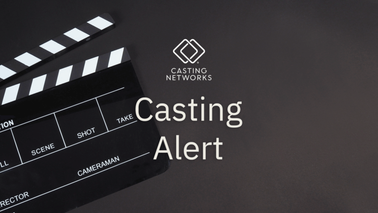 Blank slate on a charcoal background with text reading "Casting Alert" accompanied by the Casting Networks logo.
